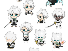 [블리치] 히츠가야 토시로 스티커 도안