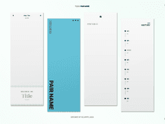 [배포] 4P 리플렛 테마 PSD 디자인틀