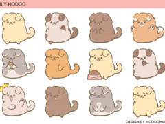 [굿노트] 🐶 데일리 호두 3 스티커