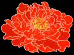 [클립스튜디오 소재 / PNG 파일] 식물_모란