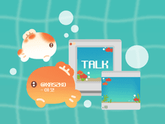 뻐끔 금붕어﻿ 카톡테마 ﻿🫧﻿🫧