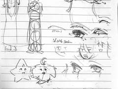 [논cp] 의다살 애니(만들고 싶어서..) 캐릭터 잡기 (그림)