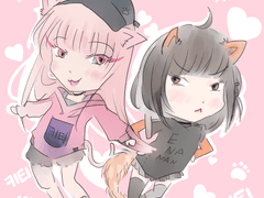 에나에게 매달리는 미즈키