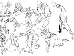 오랜만의 크로키!