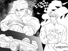 켄&엔 F1 카레이서 그림 (연성 교환)
