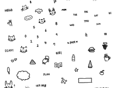 (굿노트) 마구마구 스티커 1