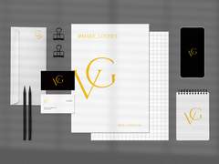 로고 세트 목업