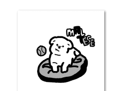 [나무B] 재간둥이, 말티즈 Ver.1