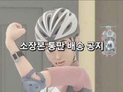 소장본 통판 배송 공지