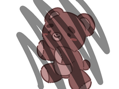 곰규 키링 도안