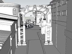 [NSR/노 스트레이트 로드] 페스티벌 플라자 모델링