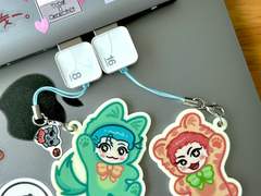 🌊🌸늑호열 호랑백호 키링도안🫧