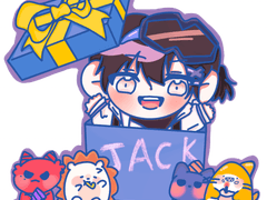 잭님 생일 기념 도안(포카+키링)