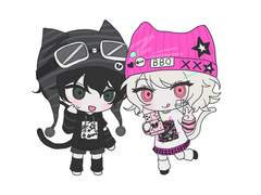 고양이 비니를 써봐요💗