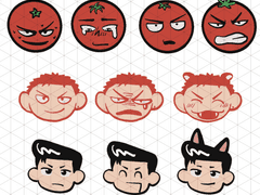 [슬램덩크] 호백호 스티커 유료 도안 배포