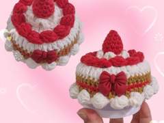 [짤리마켓] 뜨개 케이크 오르골 도안