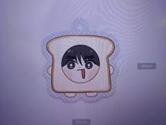 식빵중 키링 도안
