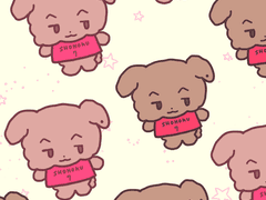 송태섭 쪼푸 아크릴 키링 도안