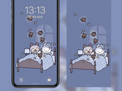 고양이 방앗간 드리밍 배경화면 배포