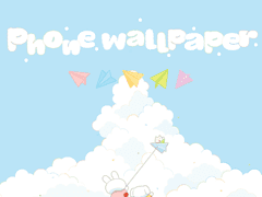 [무료 배포] 폼팜비행기 ✈️☁️ver.2 휴대폰 배경화면+앱 아이콘 이미지