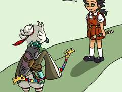 튤린과 강풍소녀