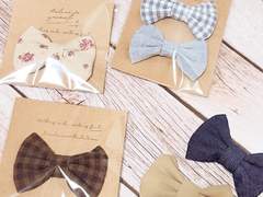 핸드메이드 리본 브로치