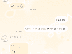 yellow musical note˚₊·—̳͟͞͞♪ 카톡 테마 [ios]