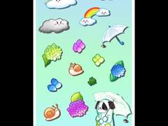 <굿노트 스티커> 비오는 날