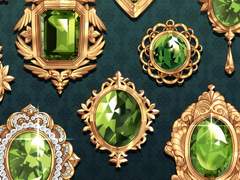 로맨스 판타지 보석 장신구 세트 (금/은/동)