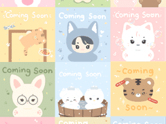 커미션 샘플 (굿즈, 공지, 일러스트 등)