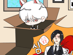 <우리집 고양이가 너무 귀여워> SD 커미션