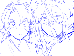 치보와 미오의 첫만남