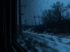 한 모래사장 한 소녀