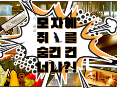 모자에 쥐를 숨긴 건 너냐?!