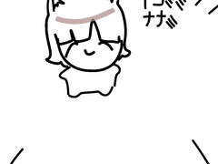 나나미 네코미미 메이드복 낙서