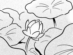 연못에 말을 던지면