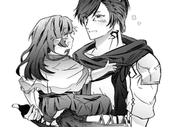 흑백 2인 커미션