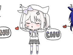 💕뽀뽀하자냥💕 SD 고정틀 커미션