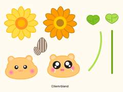 해바라기 스티커