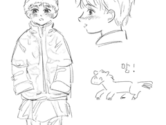 러닝 후 낙서 백업