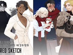 커미션) 컬러스케치 샘플