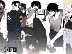 커미션) 러프커미션 샘플