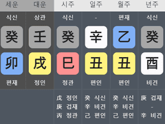 몬스타엑스 형원 사주 풀이