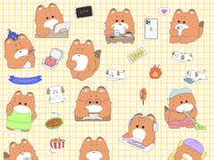 [굿노트 노트쉘프 스티커] 일상 다이어리 스티커