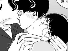 [미넌/민원] 뽀뽀 귀신이 붙었나