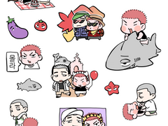 판백 스티커, 키링 도안 무료 배포