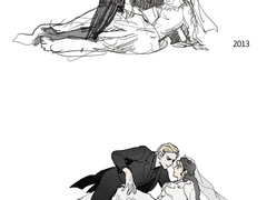 10년전 엘리자벳 팬아트 다시그리기