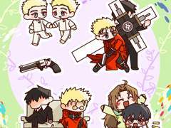 트라이건 울밧 스티커 백업