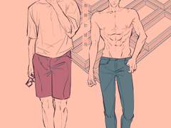 초콜릿에 취하는 남자