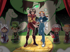 에메랄드 빛의 기묘한 무대